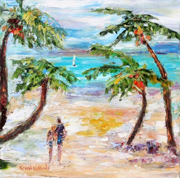 Beach Painting - Tropical Romance Beach